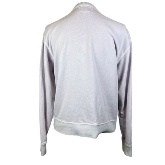 OFFICINE GÉNÉRALE Delphine French Cotton-Terry Sweatshirt Lavender OverSized XS - Picture 4 of 13